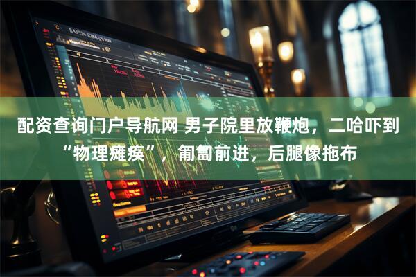 配资查询门户导航网 男子院里放鞭炮，二哈吓到“物理瘫痪”，匍匐前进，后腿像拖布